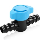 10 Pack 1 2 Inch Irrigation Shut Off Valves Drip Irrigation Barbed Shutoff Valve