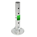 Adjustable Trailer Jack Foot Plate Fits 2-inch Diameter 12  H Trailer Jack
