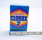 1992 Vintage 3 Oz Clorox 2 Color Bright Laundry Powder Bleach Movie Prop