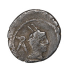 Roman Republic Ar Silver Serratus Denarius L  Papius 79 Bc Sydenham-773