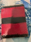 Adrian Smith  iron Maiden Red   Black Striped Rare  Vintage Wristbands New Inpkg