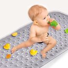 Extra Long Non-slip Bath Tub Mat  40 X 16 inch-bathroom Shower Mat Antibacterial