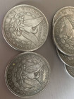 Lot Of 3 1878-1880 Cc Morgan Dollars-uncirculated Mixed Dates-silver