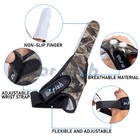 2pcs Fishing Gloves Casting Finger Stall Protector Anti-slip Saltwater 4 Sizes 