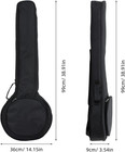 5 String Banjo Soft Bag  Thick Padded Gig Bag With Dual Handle Wrap And Carrying