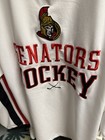 Ottawa Senators Hockey Jersey Adult Medium White Nhl Embroidered Sewn