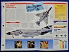  vietnam Phantom  Aircraft Of World Spec Sheet Adventures In Flight 7 6