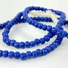 Glass Blue Trade Beads Czech 30 Inch