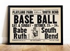 1926 Vintage Baseball Barnstorming Sports Memorabilia Poster 24x36in Unframed
