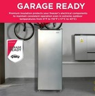 Frigidaire 6 5 Cu  Ft  Garage Ready Upright Freezer  Compact Vertical Freezer