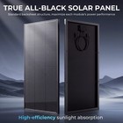 200w Watt Solar Panel N-type Mono 12v 18bb Home Rv Boat Camping Pv Off Grid