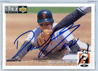Darren Lewis Signed 1994 Ud Collectors Choice  174 Beckett Bas Sf Giants Auto