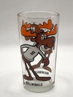 Vintage  Bullwinkle Moose Pepsi Collector Series Glass