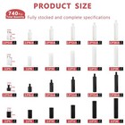 740pcs Male Female Nylon Hex Spacer Standoff Screw Nut Assortment Kitm2 5 Thr   