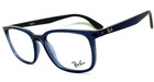 Ray Ban Rx7267i 8500 Blue Frames Reading Glasses bifocal progressive Lenses