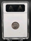 1854 Seated Liberty Half Dime   Anacs Au50   Old Soapbox Holder