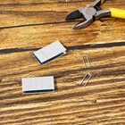 80 Pieces Plantation Shutter Repair Kit color  Silver-1 6cm
