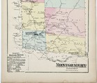 1871  Montgomery - Gettysburgh  Twnshp Plat Map Pennsylvania Indiana Cty