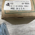 Lot Of 22 Diamond 10-70331 Spring Toggle Bolt  3 16    X 3    Long Rh Usa Made  New