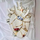 Ceramic Heart - Shaped Vase Desktop Decoration Gift Box Set Collectible Gift