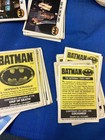 Vintage Batman 1989 Movie Trading Card Lot - 86 Cards - Dc Comics