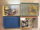 Lot Of 4 Antique Vtg Cloth Bound Books Decor George Macdonald A Little Swiss Boy