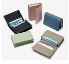 Men Small Leather Wallet Business Id Credit Card Case Holder Purse Rfid Blocking