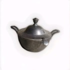 Rwp The Wilton Co Armetale Vintage 8 5  Pewter Soup Tureen W  Lid   Ladle Usa