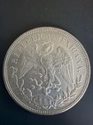 1908 Mo Gv Mexico 1 Peso Silver Coin Cap And Rays Resplandor Large Crown Au  2