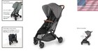 Minu V2 Umbrella Stroller - Lightweight  Travel-friendly With Leather Bumper Bar