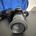 Vintage Canon Eos 10s 35mm Film Camera 3 Lenses  Flash  Bag  Manual 