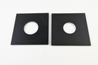 Lot Of 2- 4 x4   101mm X 101mm  Lens Board Copal 0   1 Boards  g690