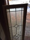 Sg 1002 Antique Leaded Glass Beveled Glass Transom