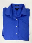 Disney Store Shirt Cast Member Women s 18 Costume Land s End Blue Cotton Blend