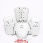 Professional Boxing Set Leather Gloves Headgear Groin Guard Sparring Training