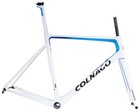 Colnago V3rs Carbon Disc Road Bike Frameset 56cm White blue Thru-axle 700c 2022