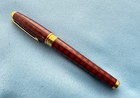 St Dupont  Olympio  Vertigo Chinese Lacquer Fountain Pen 18k Medium Nib