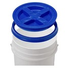 5 Gallon Plastic Bucket Made In Usa Food Grade Bpa Free -screw On Lid- Pack Of 3