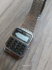 Vtg Casio Cs-821 Calculator Watch Digital Lcd Alarm Chronograph Parts Repair