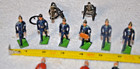 Qty 11 Rare Antique Britains  Lead Soldiers Prussian Infantry   Cannons