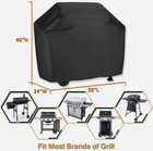 Bbq Gas Grill Cover Barbecue Waterproof Outdoor Heavy Duty Uv Protection 57 Inch