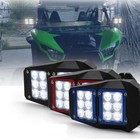 For Can-am Maverick X3 Commander 1000 Utv Rear View Side Mirrors  led Light Wire
