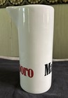 Vintage Wade Pdm England Marlboro Ceramic Water Pitcher Bar Pub Jug Tobaccoriana