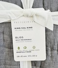 New Pottery Barn Bliss Linen cotton Quilt - King cal King - Flagstone Gray