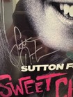 Sweet Charity Window Card Signed Sutton Foster The New Group 2016 Rare Framed