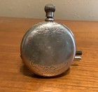 Fahys Coin Silver Engraved Pocket Watch Case 16s Full Hunter Key Wind Cuvette