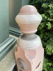 Antique Large Victorian Oak  Newel Post Lamp Column Architecture Salvage