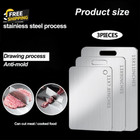 Titanium Cutting Board Set Of 3  100  Pure Titanium Cutting Boards For Kitchen  