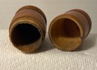 Vintage Treen Sewing Needle Holder Turned Wooden