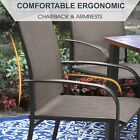 7 Piece Patio Dining Furniture Set Outdoor Table Chairs Set Textilene Chairs Set